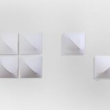 Set of six Kazuhide Takahama Saori wall lights from around 1970.