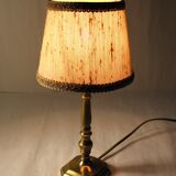 Golden brass lamp