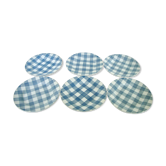 Set of 6 plates Digoin Sarreguemines