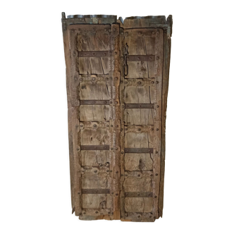 Old wooden door