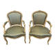 Paire de fauteuil cabriolet de style Louis XV