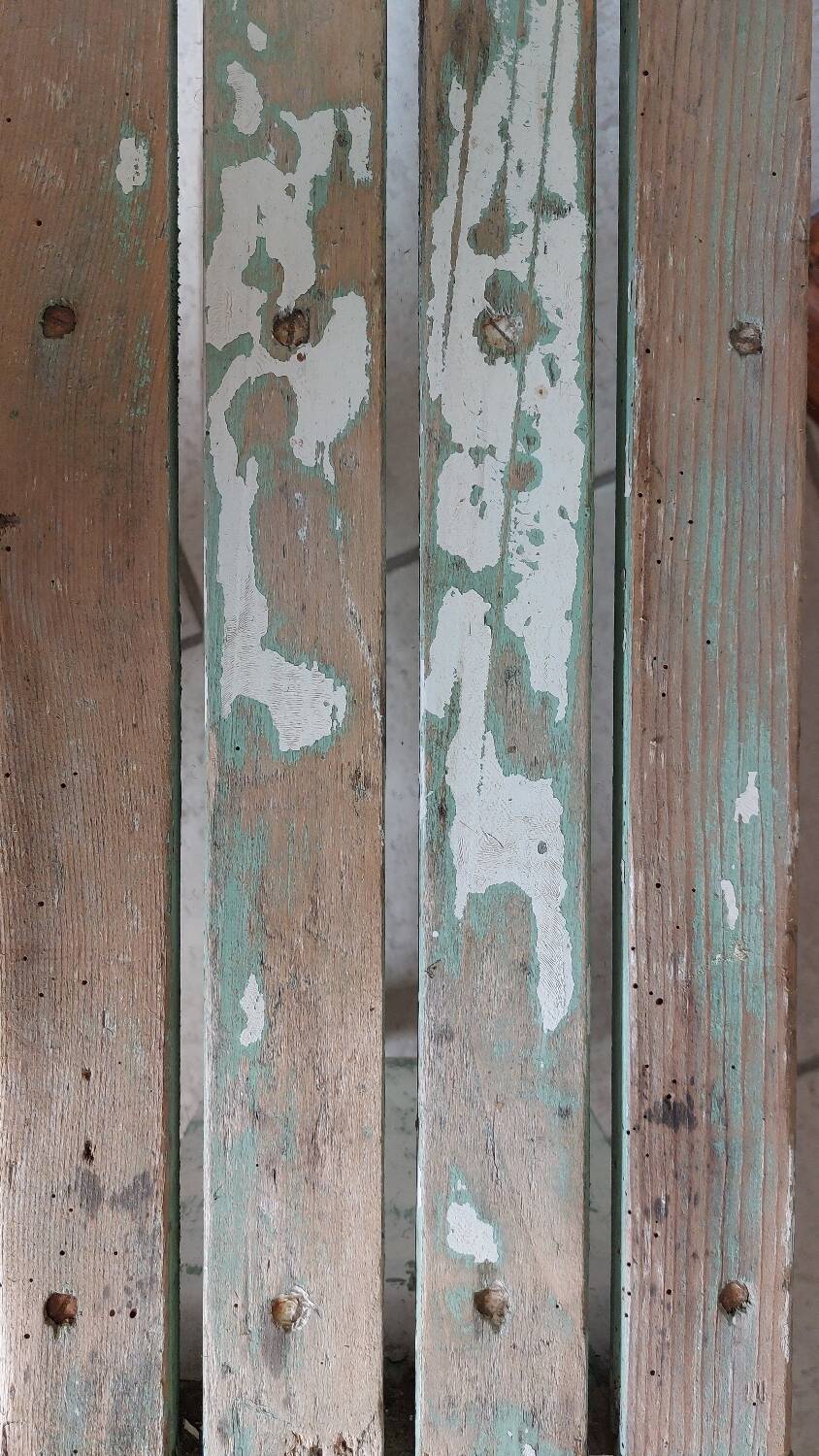 Antique bench with original patina