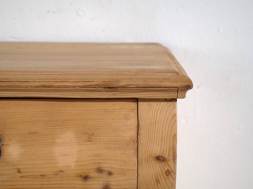 Antique pine buffet – European rustic furniture with drawers – circa 1900