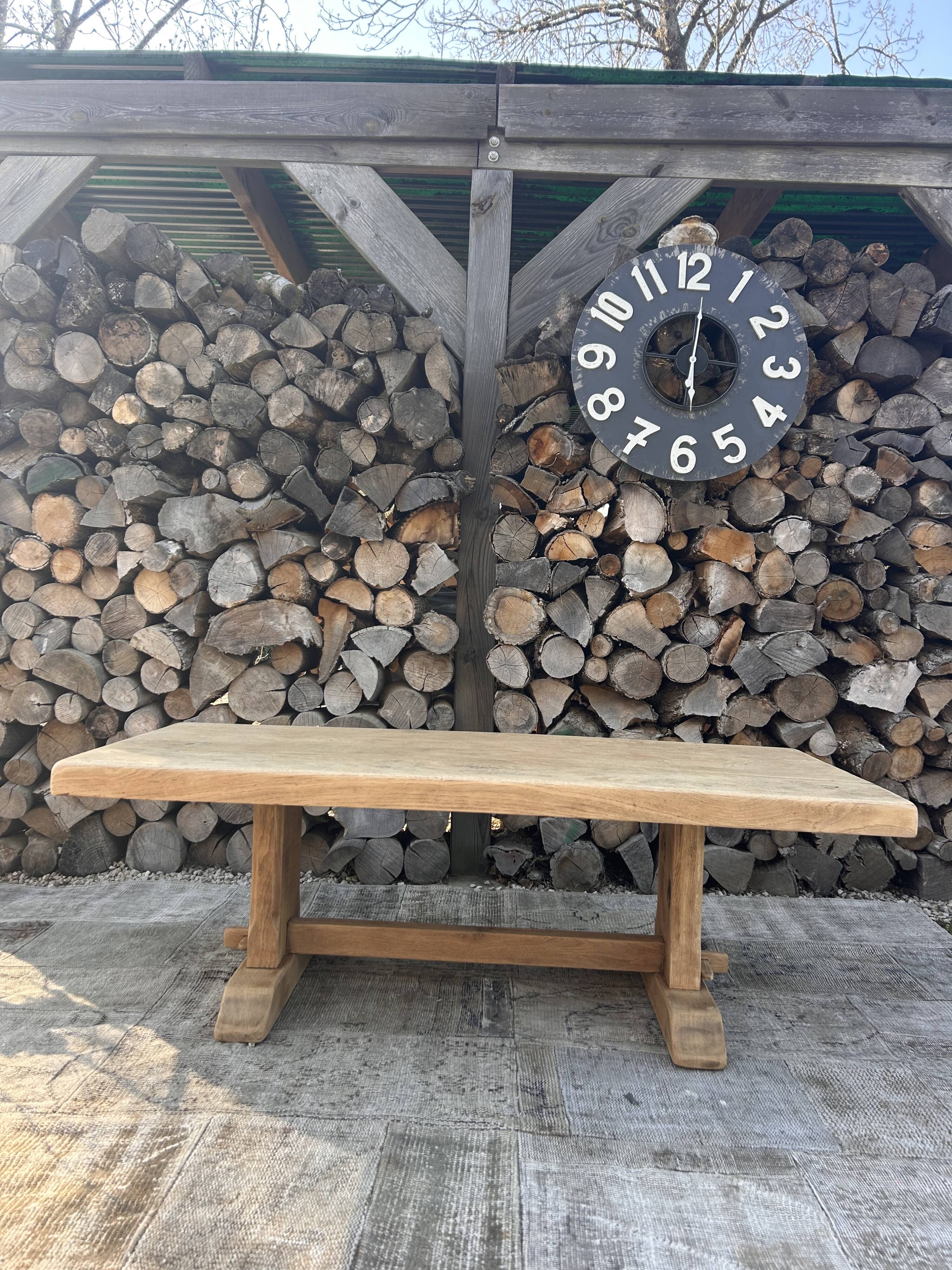 Renovated solid oak coffee table