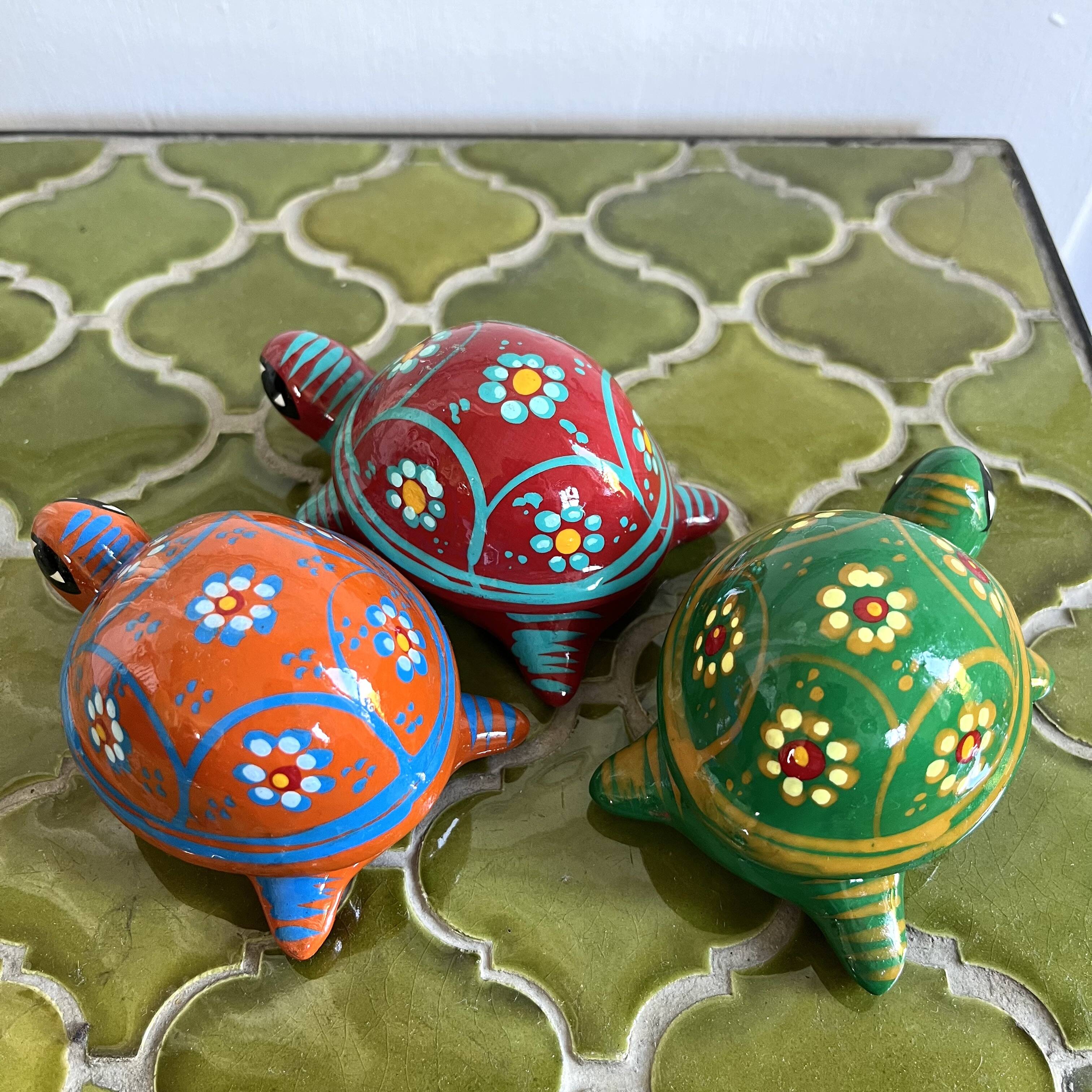Ceramic turtles Mexican crafts