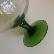 XXXL blown glass vase from Empoli 1960