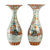 Pair of Great Japanese Vases, Meiji era