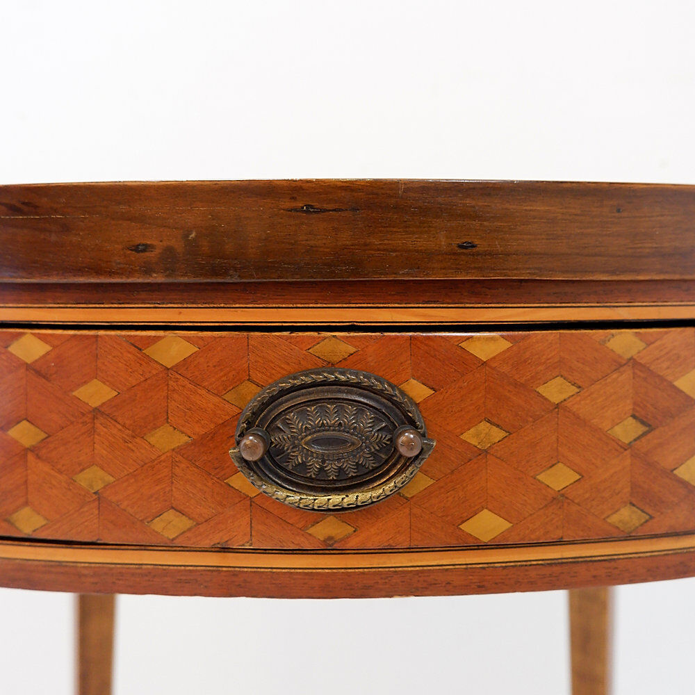 Table bouillotte style Louis XVI, France, 1800s