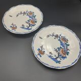 2 earthenware plates from Gien