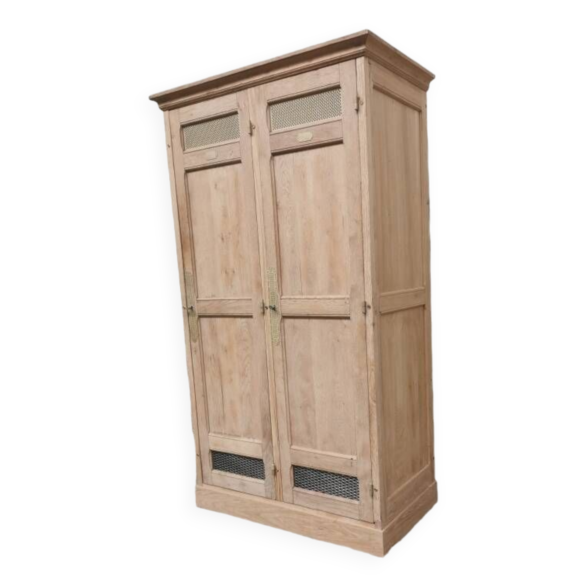 solid oak locker room Banque de France 1930