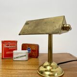 Antique brass notary lamp