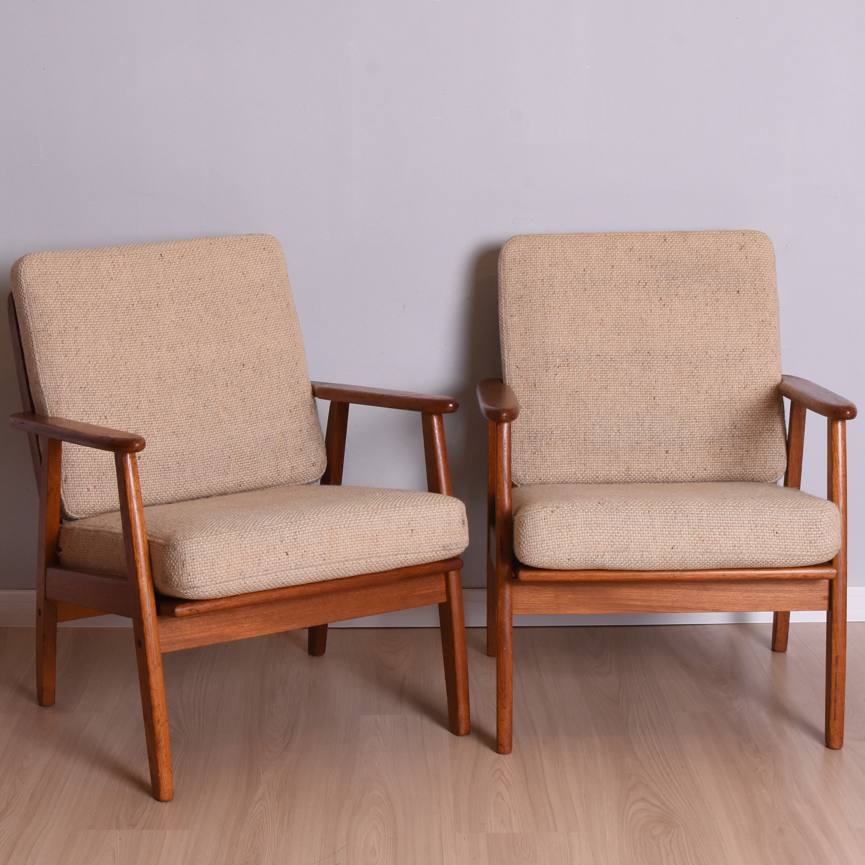 Set of 2 Armchairs, Denmark, 1970s