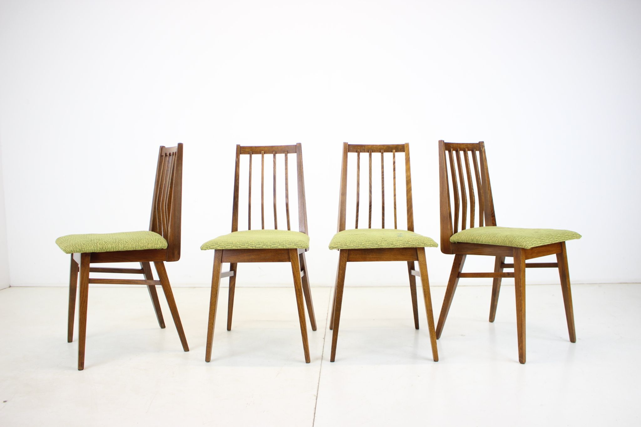 1960s Set of Four Dining Chairs, Czechoslovakia