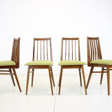 1960s Set of Four Dining Chairs, Czechoslovakia