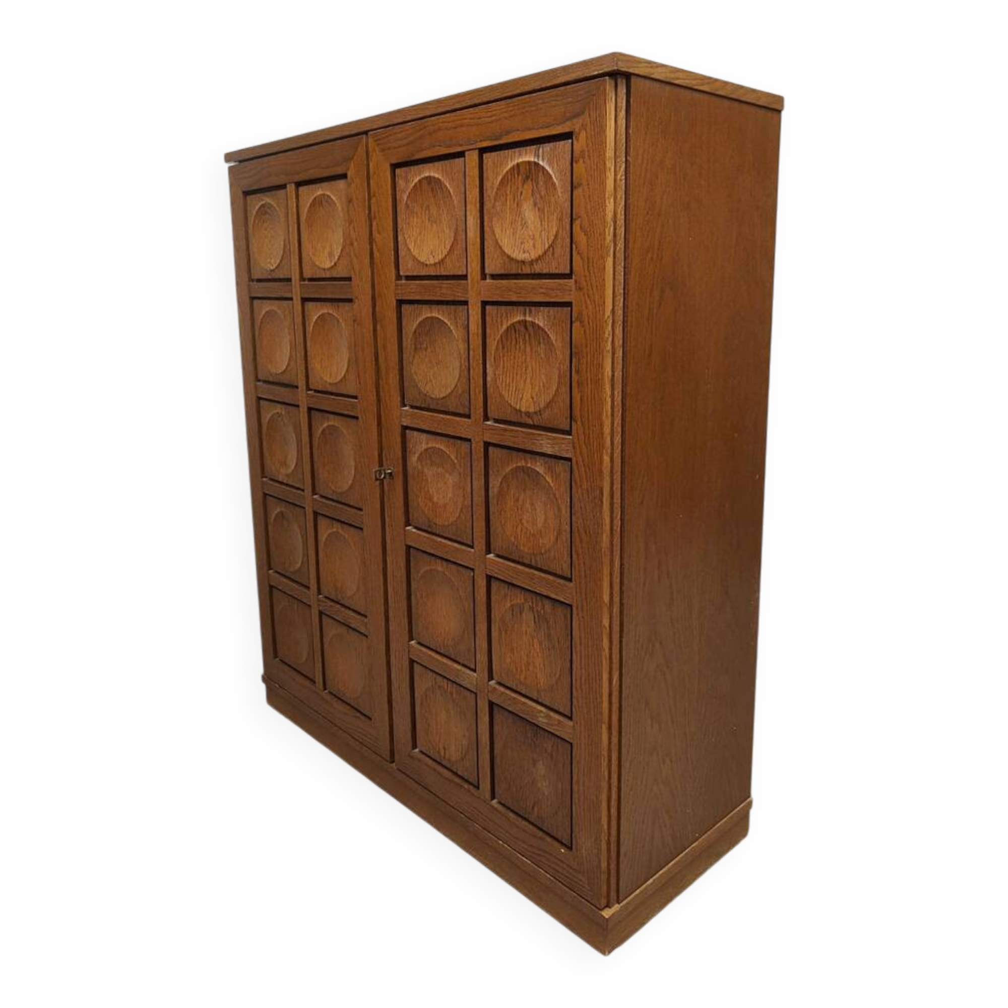 Vintage brutalist bar cabinet 'Cubism' Gerhard Bartels