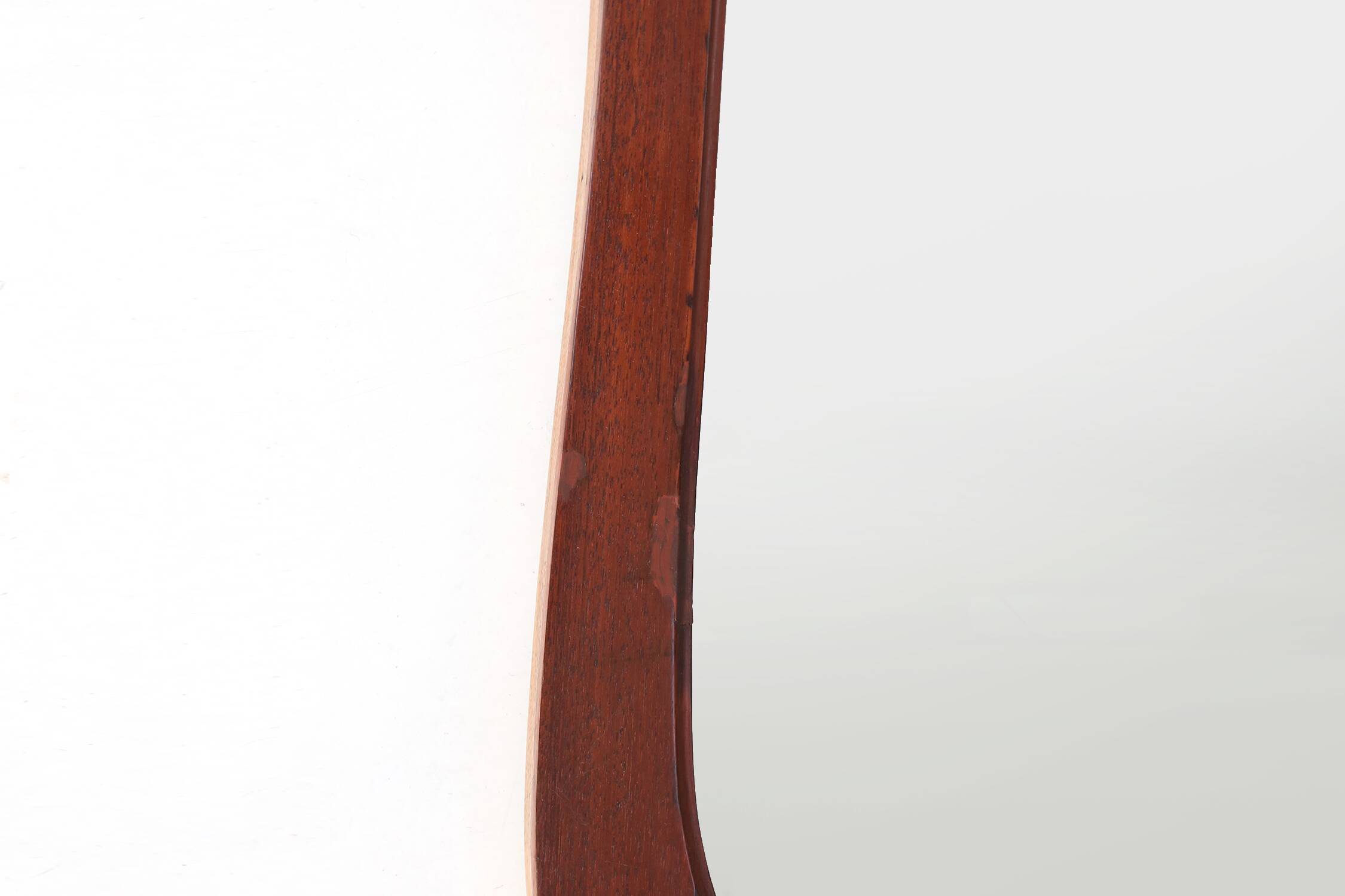 Large hand carved Art Nouveau chimney mirror, France ca. 1910