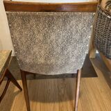 (Lot) 2 teak designer chairs (1950s)