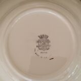 Longchamp Earthenware Dinner Plates Agen Model Vintage