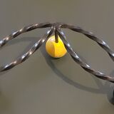 Vintage wall coat rack