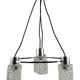 60s 70s lamp fixture ceiling lamp chandelier glass chrome space age
