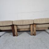 Canapé modulable vintage 3 éléments,  années 80