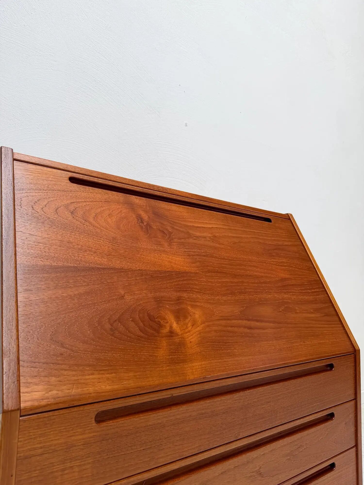 1960s Danish teak secretary desk by Kai Kristiansen for Tørring Møbelfabrik
