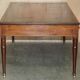 Bureau d'écriture géorgien irlandais antique restauré 1780 cuir