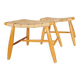 Pair of Swedish stools from the 1960s in lacquered birch, mid-century style.