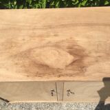 Parisian buffet feet compass raw wood