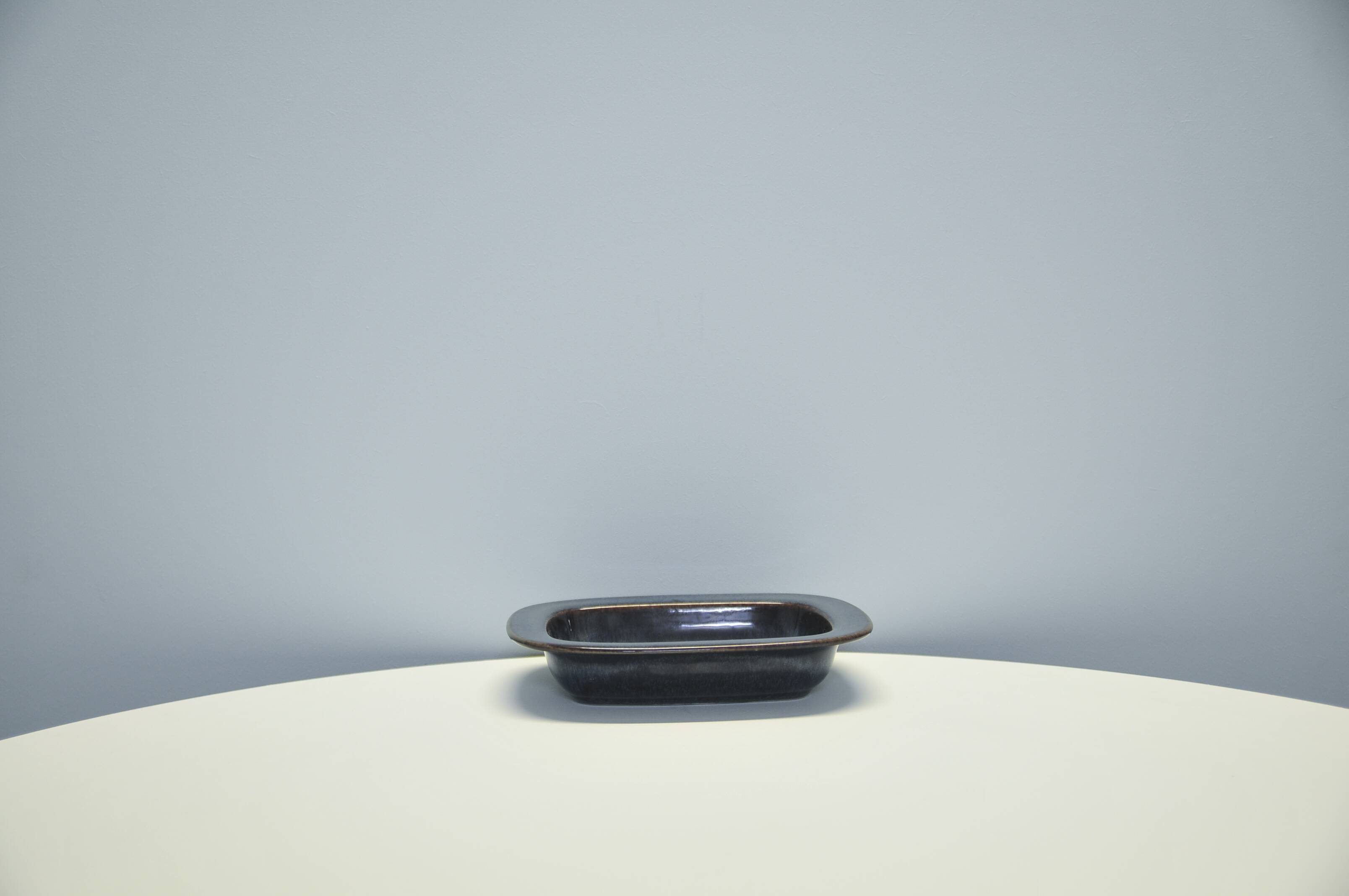 Bol rectangulaire vintage bleu foncé søholm