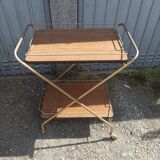 Old 60s rolling trolley formica & metal