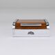 Carl Aubock rolling shutter storage box from the 1930s, cigarette dispenser, walnut, Vienna