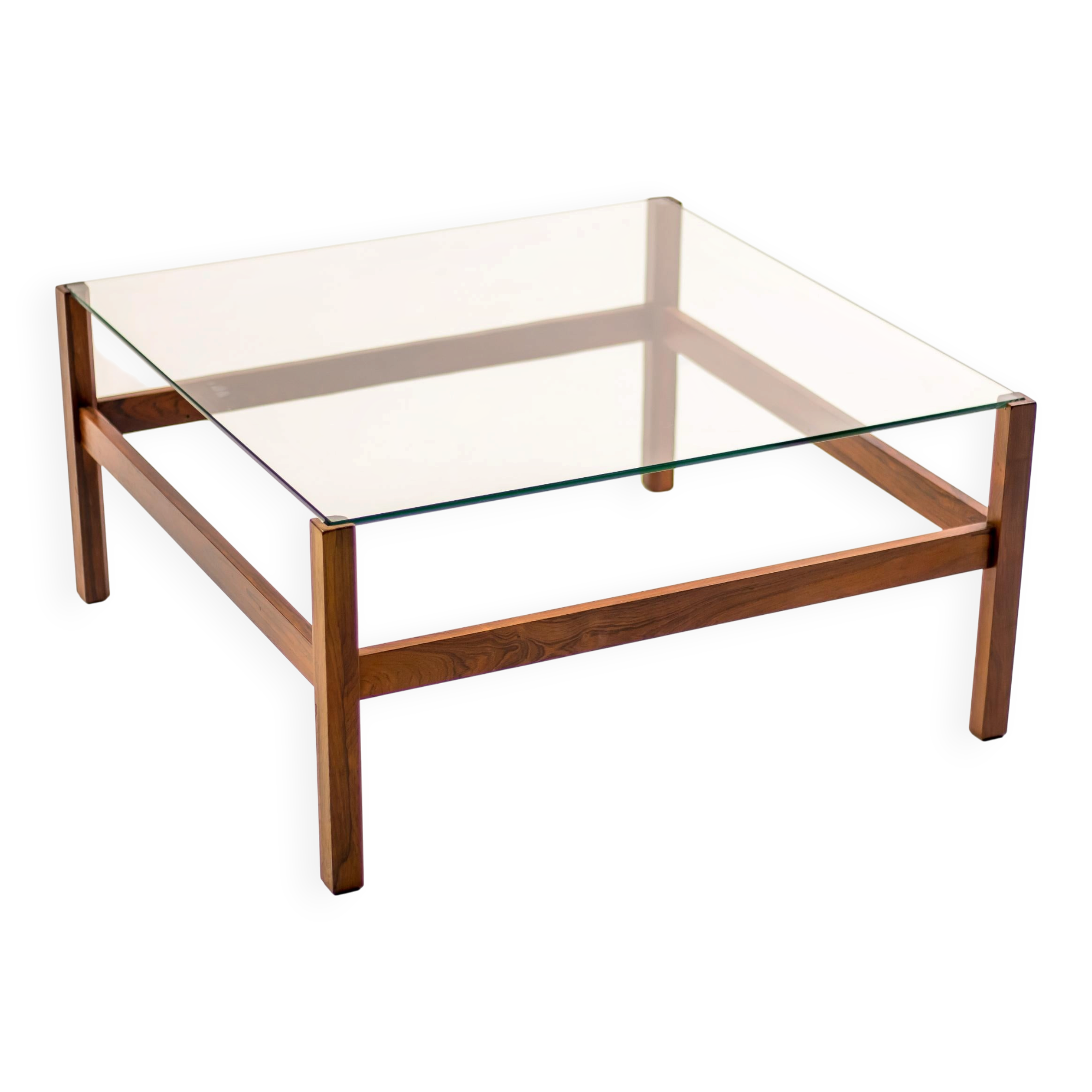 Table basse brésilienne minimaliste moderne du milieu du siècle dernier