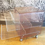 Michel Dumas vinyl cabinet in plexiglass