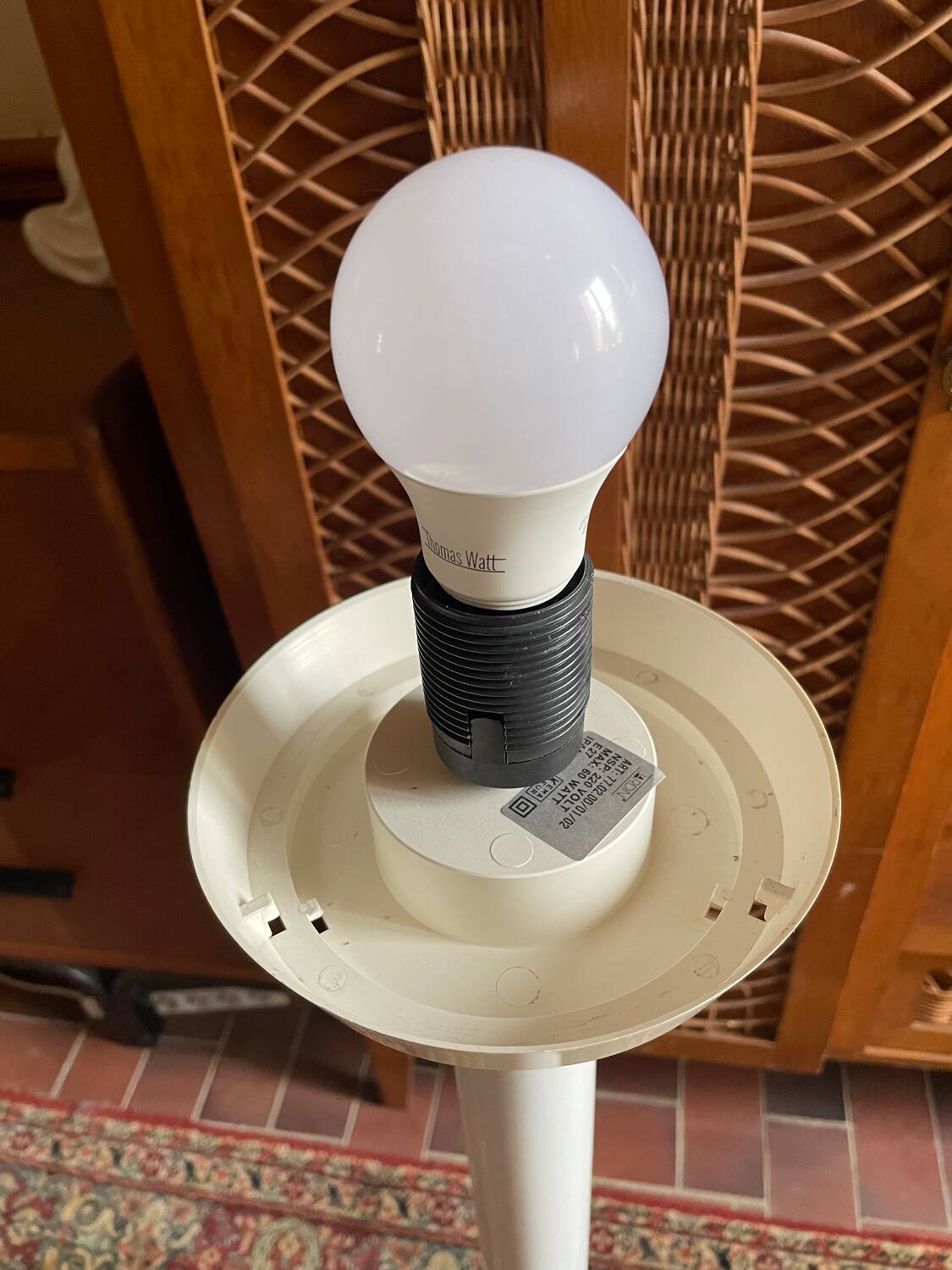 Acrilico PMMA floor lamp 1970