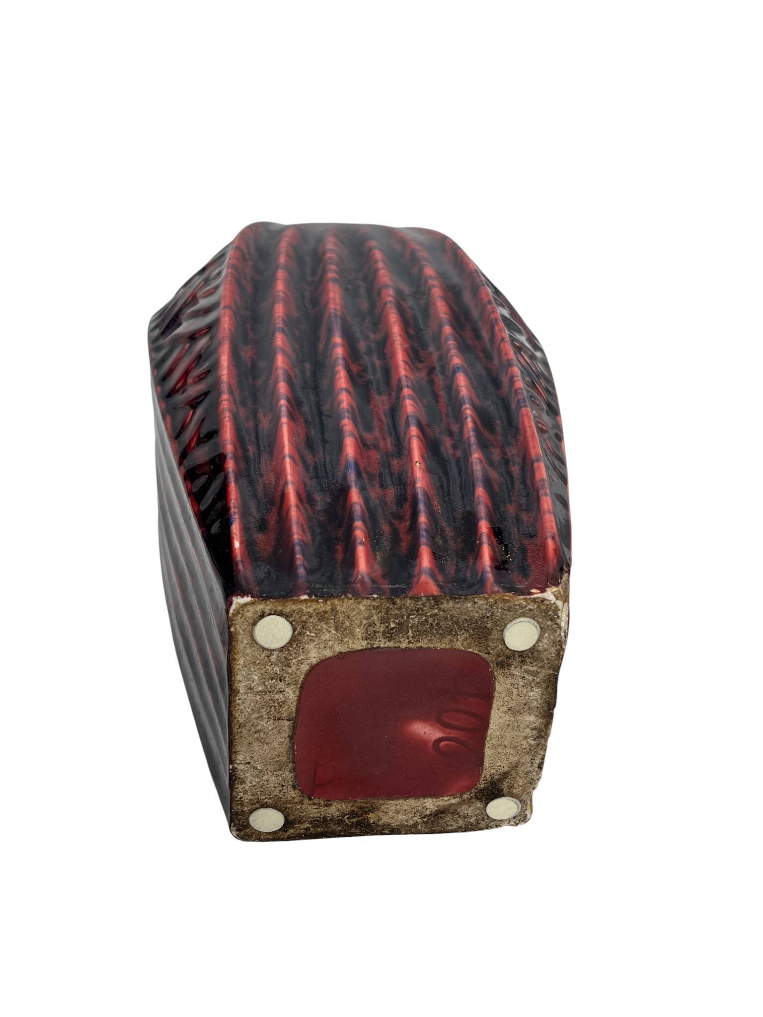 Art Deco, polychrome ceramic vase circa 1930