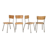 Set of 4 Vintage Chairs, 1960s, Czechoslovakia