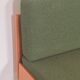 Green folding bench sofa by UP Zavody 1970