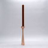 Bougeoir sculptural en cuivre
