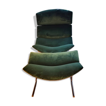 Fauteuil et son repose-pied SF103 Duvivier