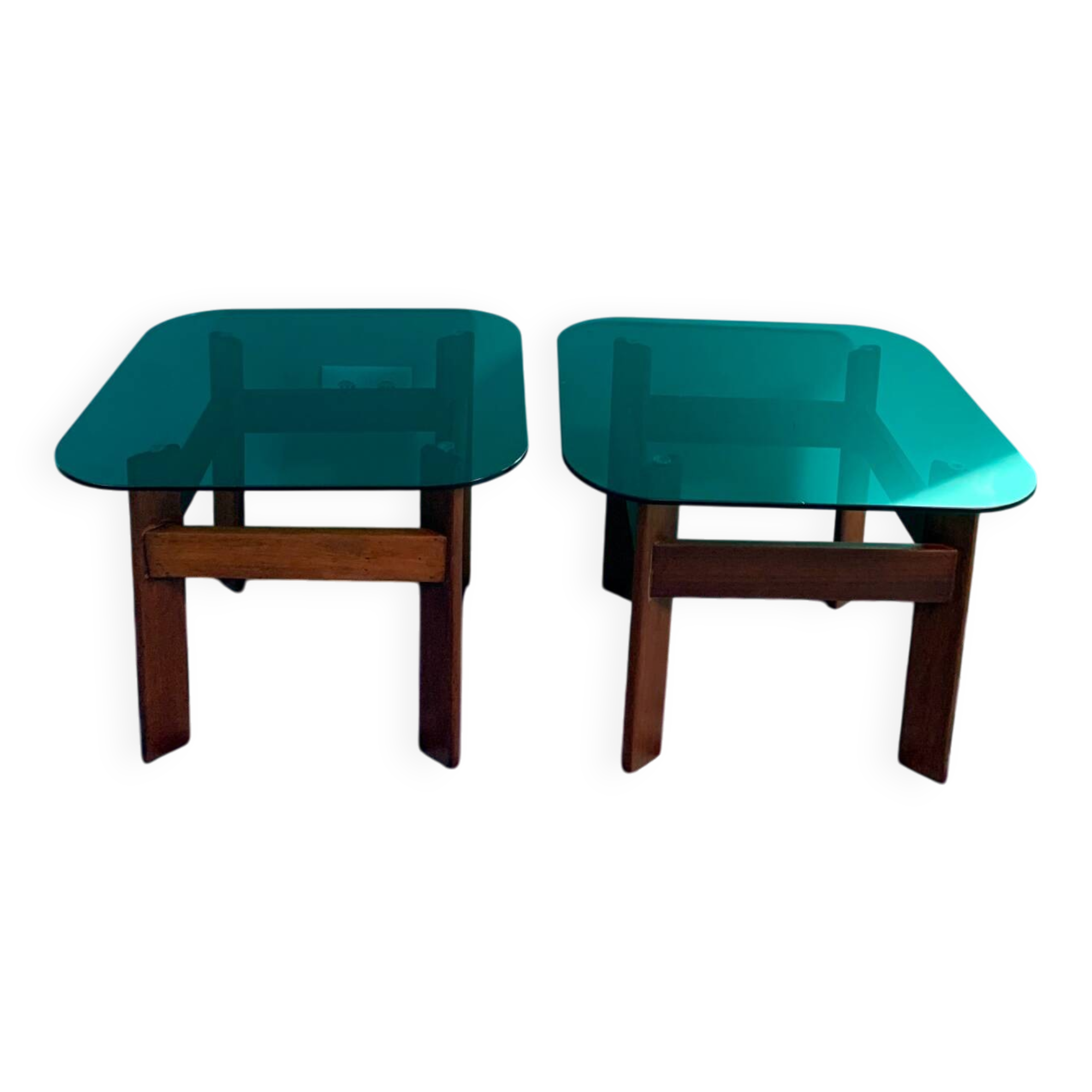 Pair of vintage coffee tables - Scandinavian