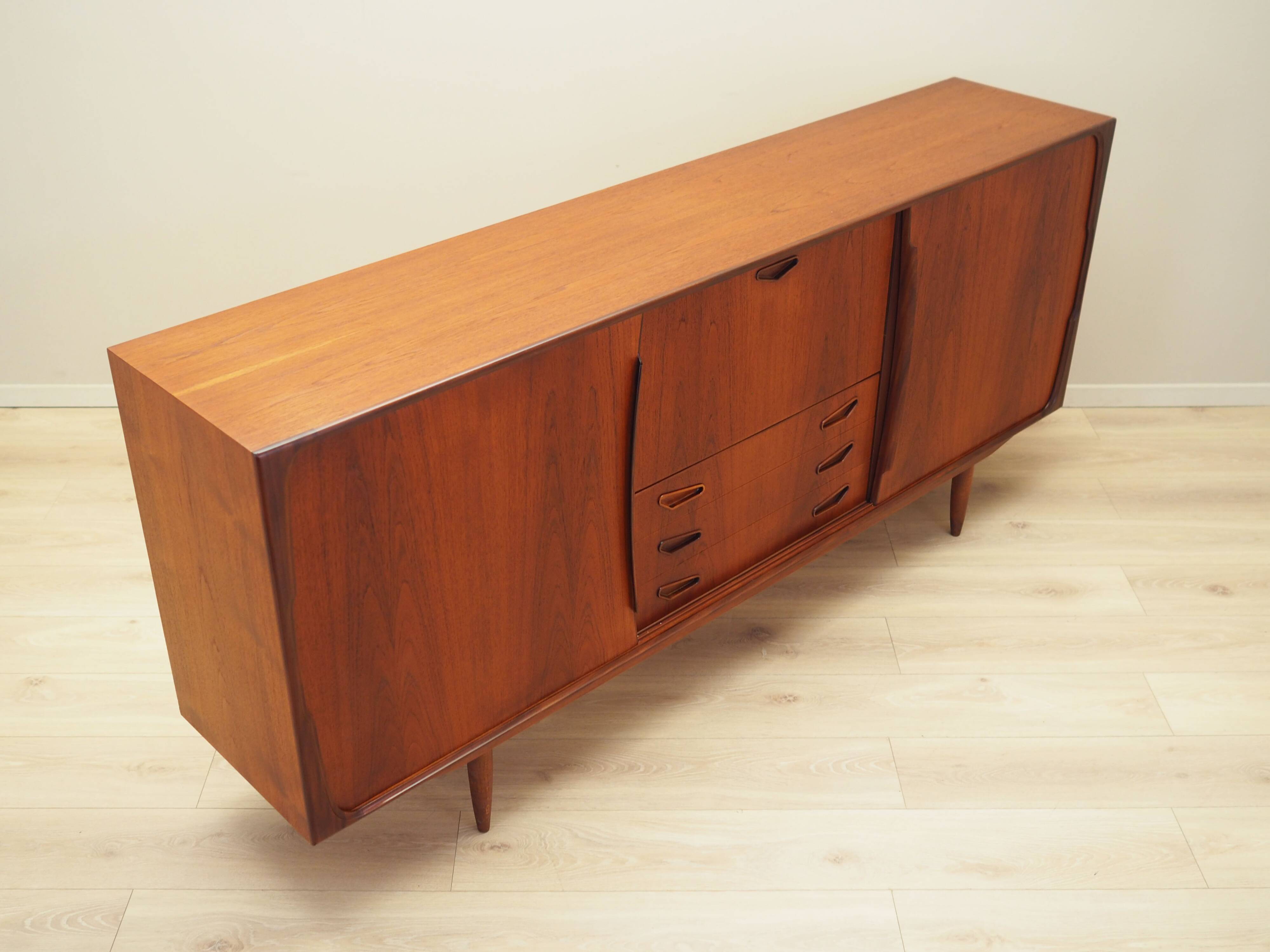 Teak sideboard, Danish design, 1970s, production: Denmark