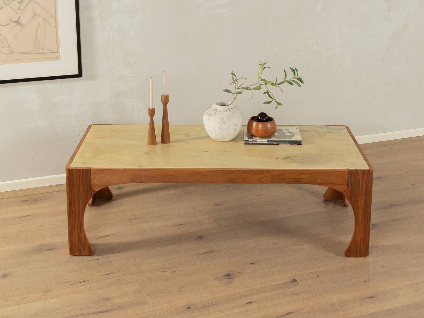 1960s marble coffee table