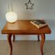 Spectacular Art Deco modular Console Table in walnut burl - 2 in 1