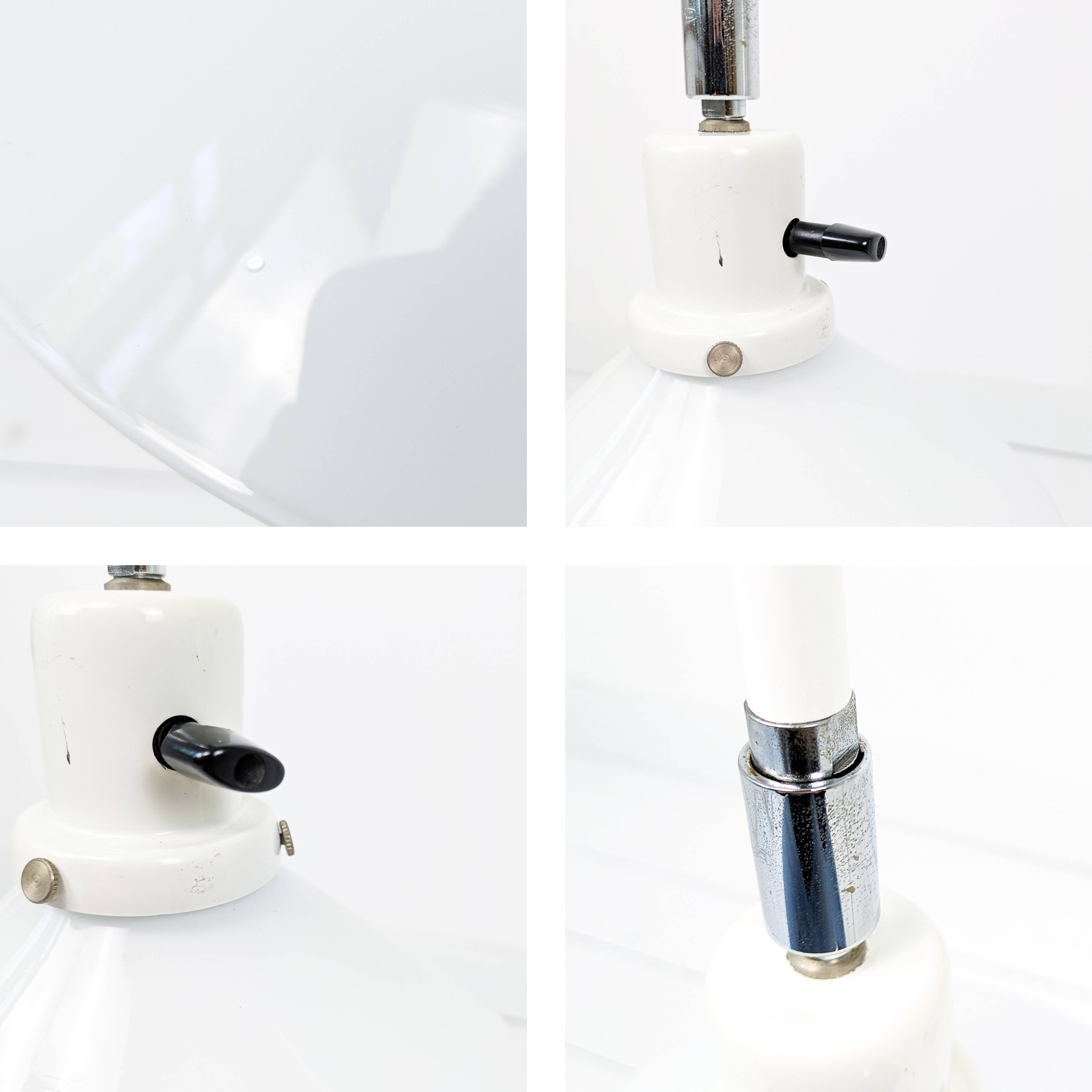 Lampe de bureau vintage scandinave – métal noir, orientable