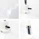 Lampe de bureau vintage scandinave – métal noir, orientable