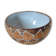 Cup with stylized leaf decoration by Jean-Claude Malarmey