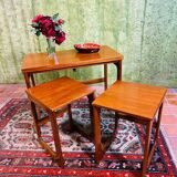 Table basse vintage rétro vintage en teck par McIntosh 1960