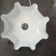 Old suspension lamp opaline blue hexagonal Art Deco 1930 TBE Ø 26.3 cm