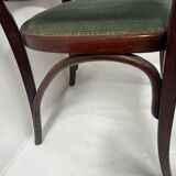 Art deco armchair in courbet wood "maison thonet" 20th century